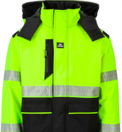 Winter jacket hivis yellow
